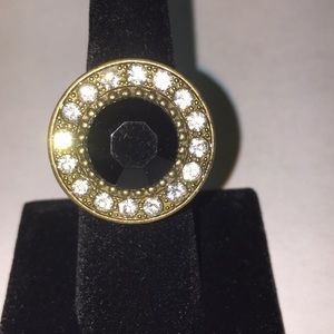 Super cool and funky black plastic. Black stone